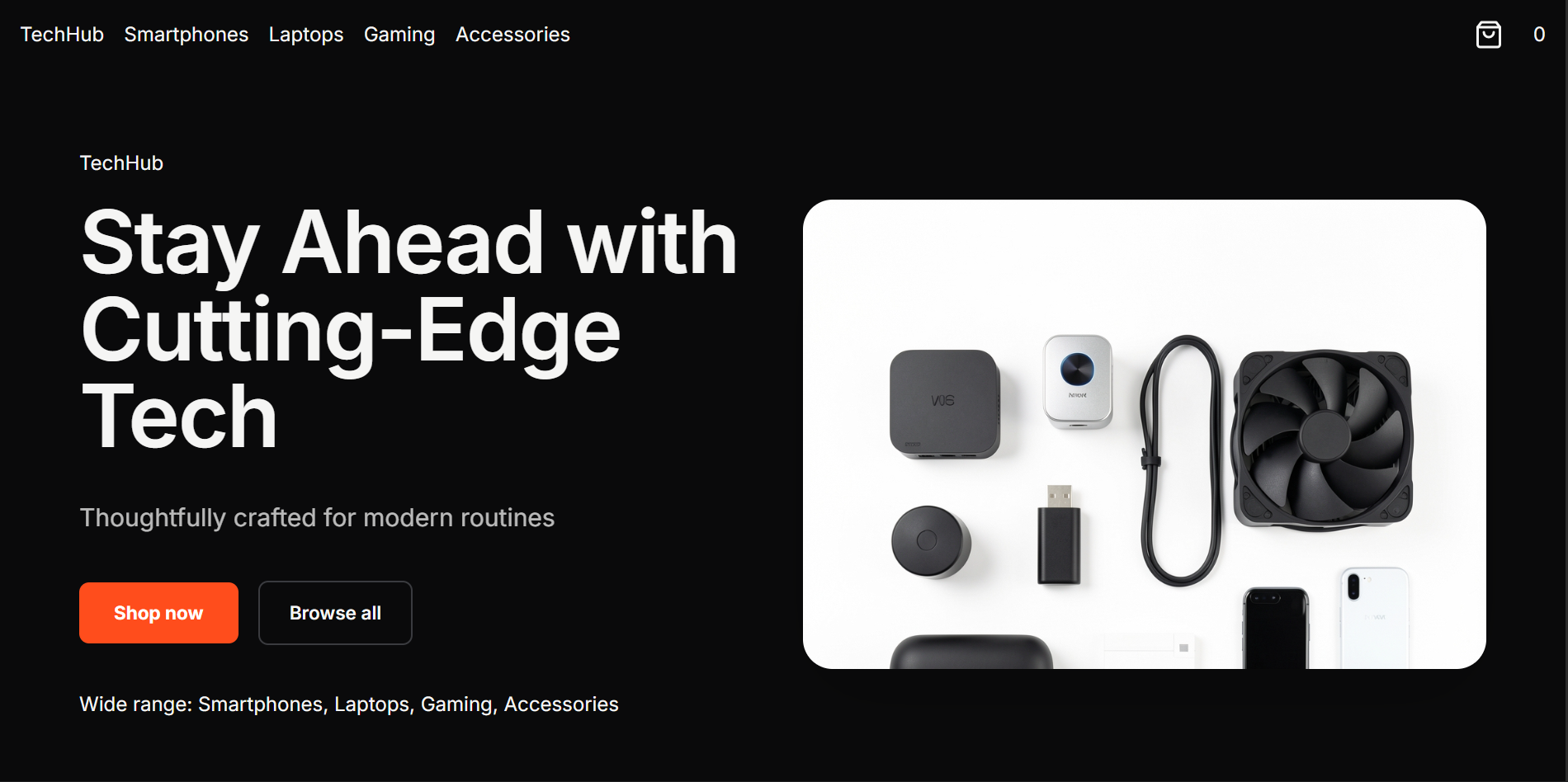 TechHub storefront preview
